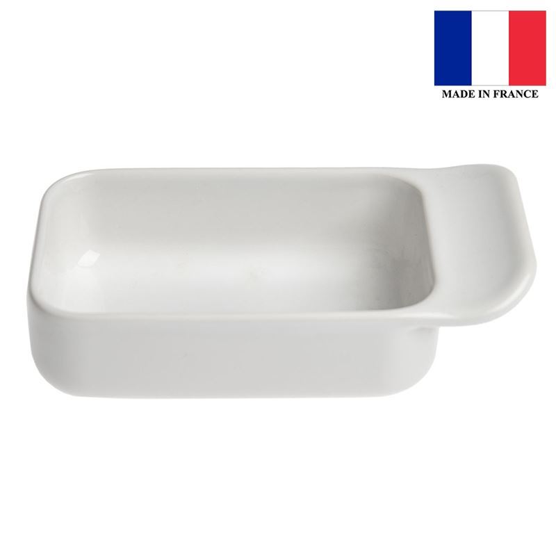 Revol – Bistrol & Co Commercial Grade Porcelain Shallow Dish 13.5×7.5x4cm White (Made in France)