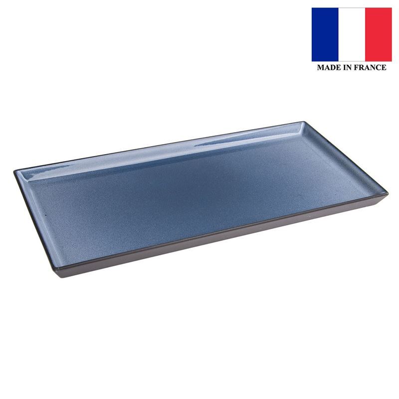Revol – Equinoxe Commercial Grade Rectangular Platter 32.5x15x1.8cm Cirrus Blue (Made in France)