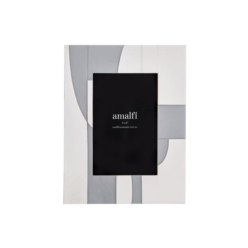 Amalfi – Marloe 10x15cm Photo Frame White/Grey
