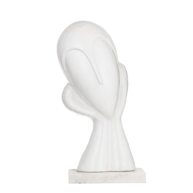 Amalfi – Adley Sculpture 16x11x36cm White
