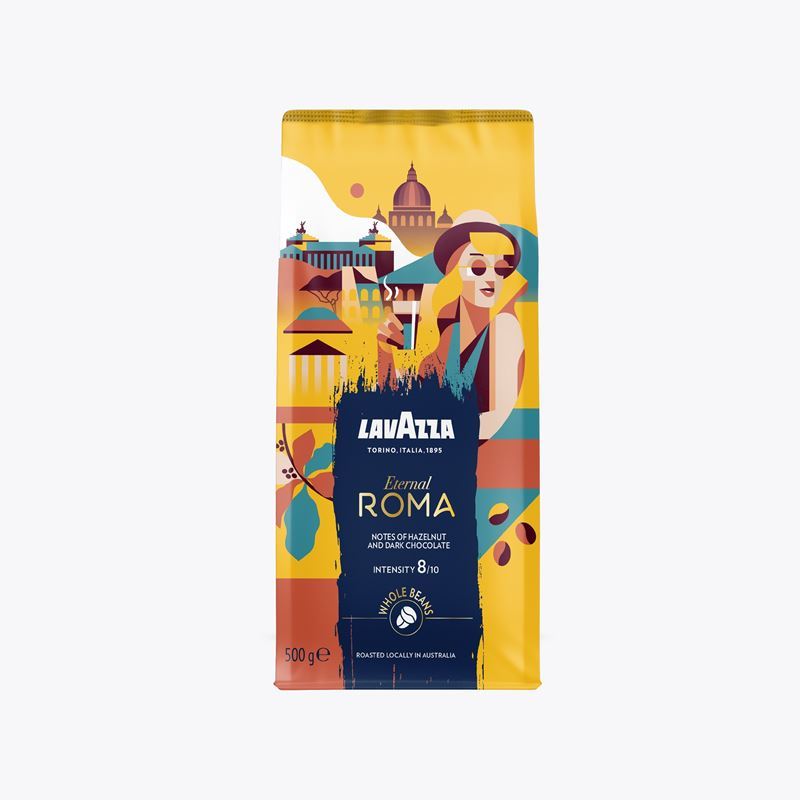 Lavazza – Tastes of Italy Roma Coffee Beans 500g