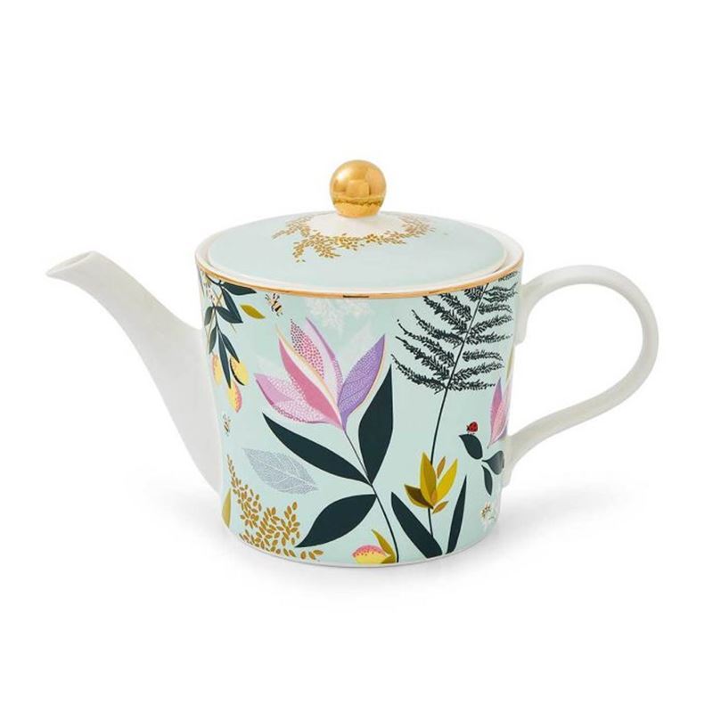 Sara Miller for Portmeirion – Orchard Collection Tea Pot 1.1Ltr Duck Egg