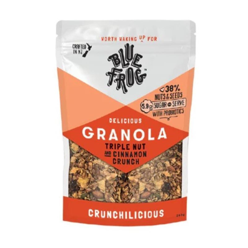 Blue Frog – Granola Triple Nut & Cinnamon Crunch 350g