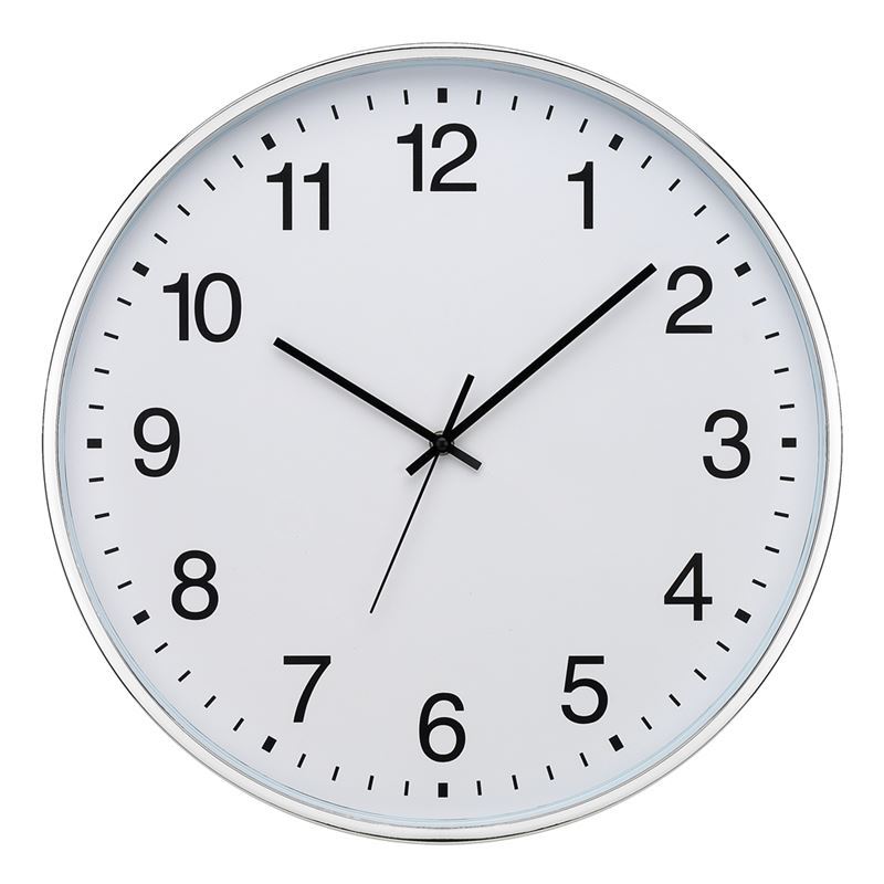 Degree – Mason 45.3cm Wall Clock Chrome