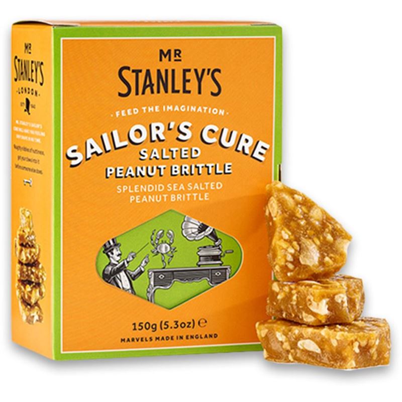 Mr Stanleys – Sailor’s Cure Salted Peanut Brittle 150g Gift Box (Made in the UK)