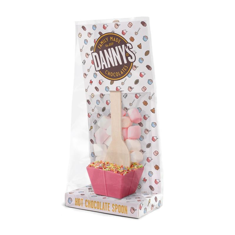 Danny’s – Hot Chocolate Spoon Pink with Milk & Mallows 50g
