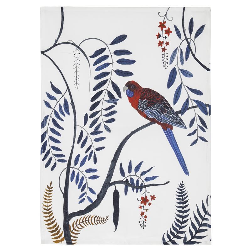 The Australian Collection – Sally Browne Rosella 100% Cotton Tea Towel 50x70cm