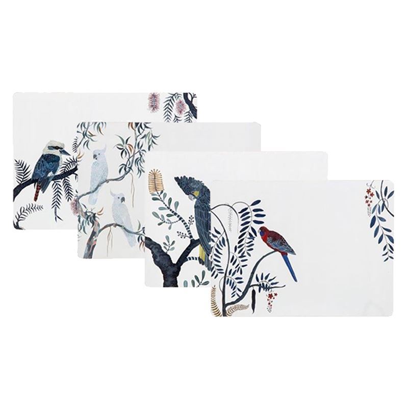 The Australian Collection – Sally Browne Australian Birds Place Mats 40x30cm Set of 4