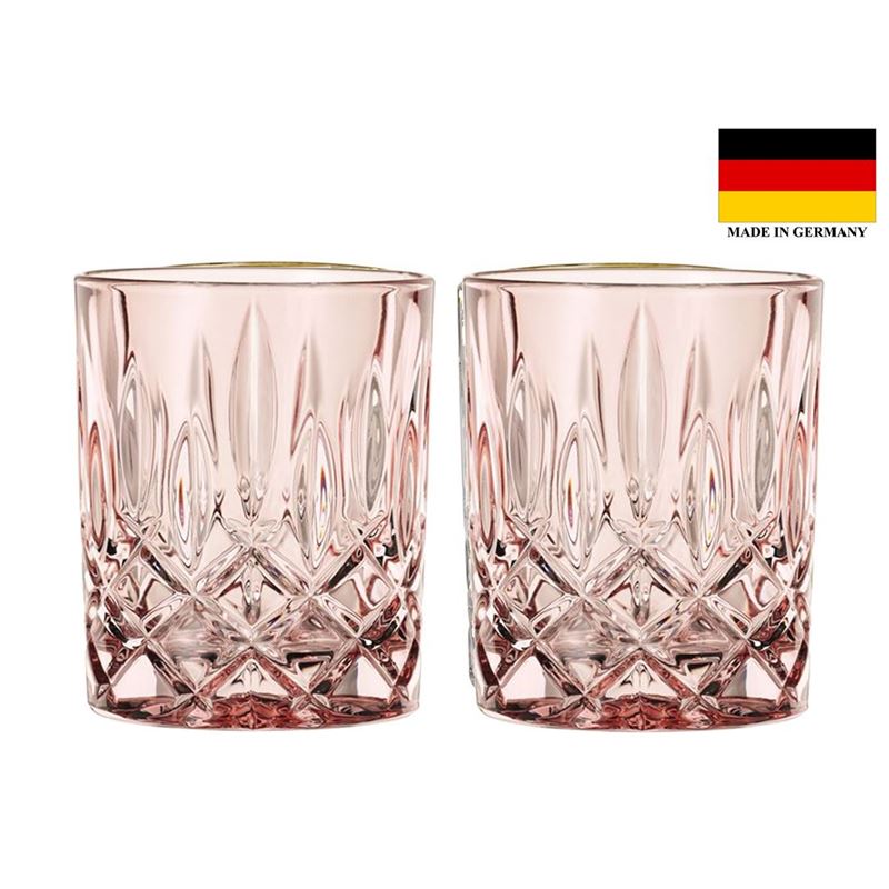 Nachtmann Crystal – Noblesse Whisky Tumbler 295ml Set of 2 Rose (Made in Germany)