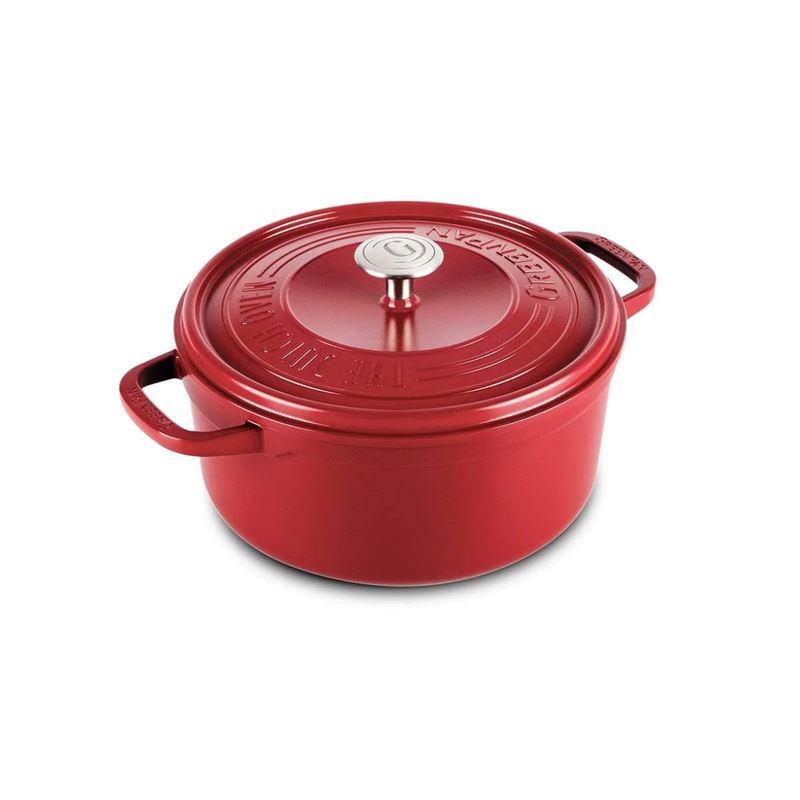 Greenpan – Featherweights Thermolon Infinity Professional Ceramic Non-Stick Red Covered Casserole 28cm 6.6Ltr