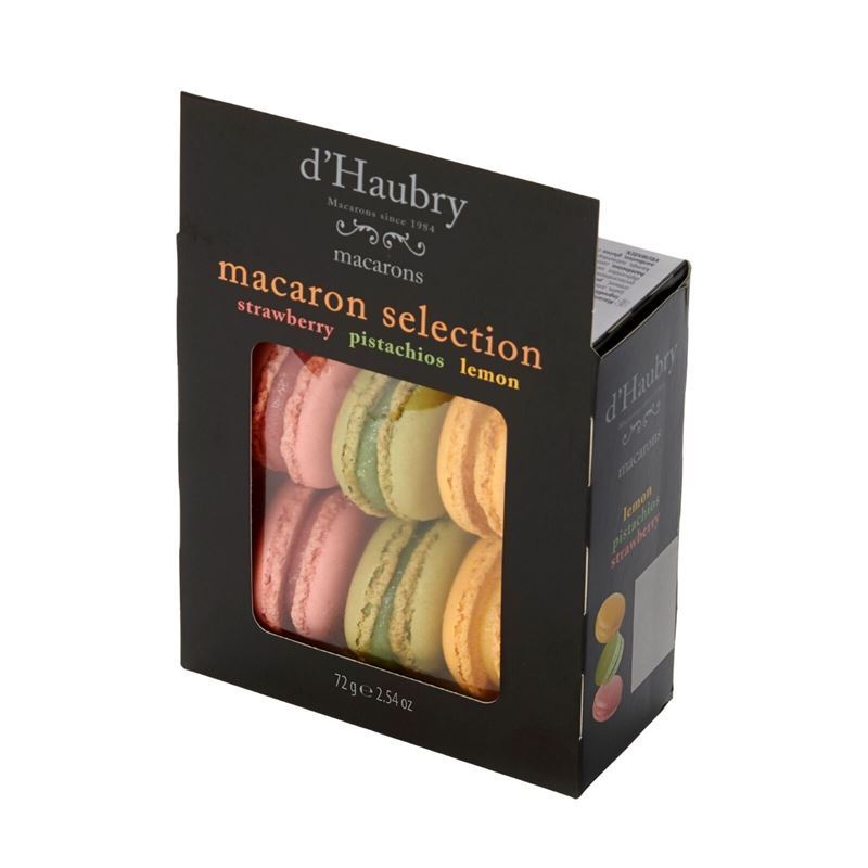 d’Haubry – Gourmet Macarons Pack of 6 Assorted 72g
