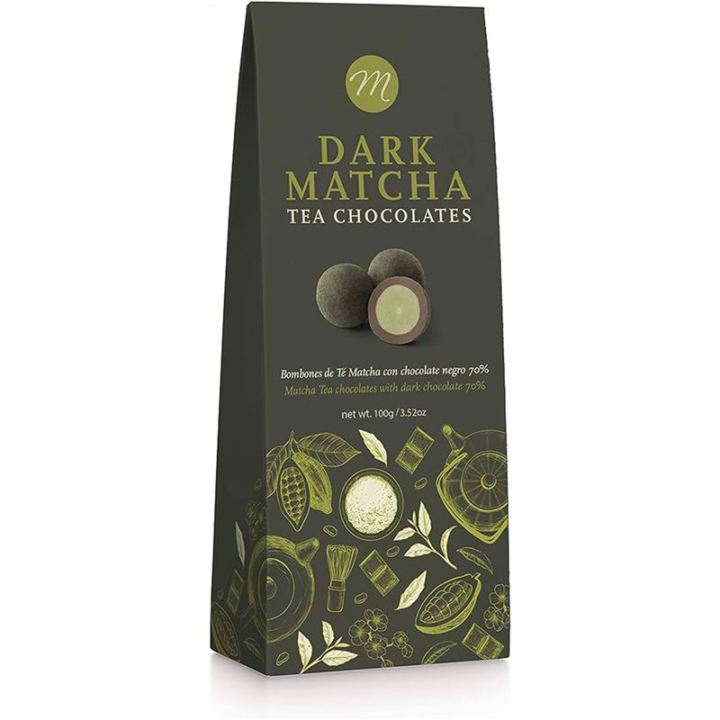 Mi & Cu – Tea Chocolates Dark Matcha Chocolate 100g (Made in Spain)