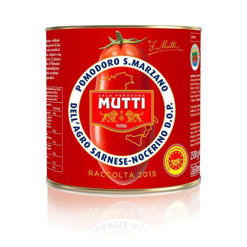 Mutti – San Marzano Peeled Tomatoes 2.5kg (Made in Italy)