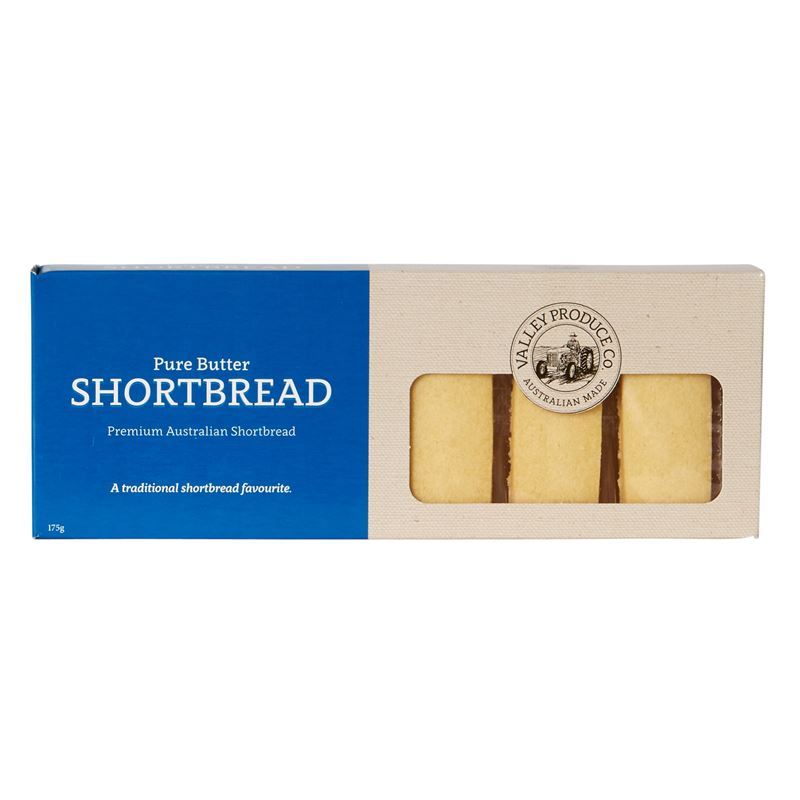 Valley Produce Co. – Pure Butter Shortbread 175g (Made in Australia)