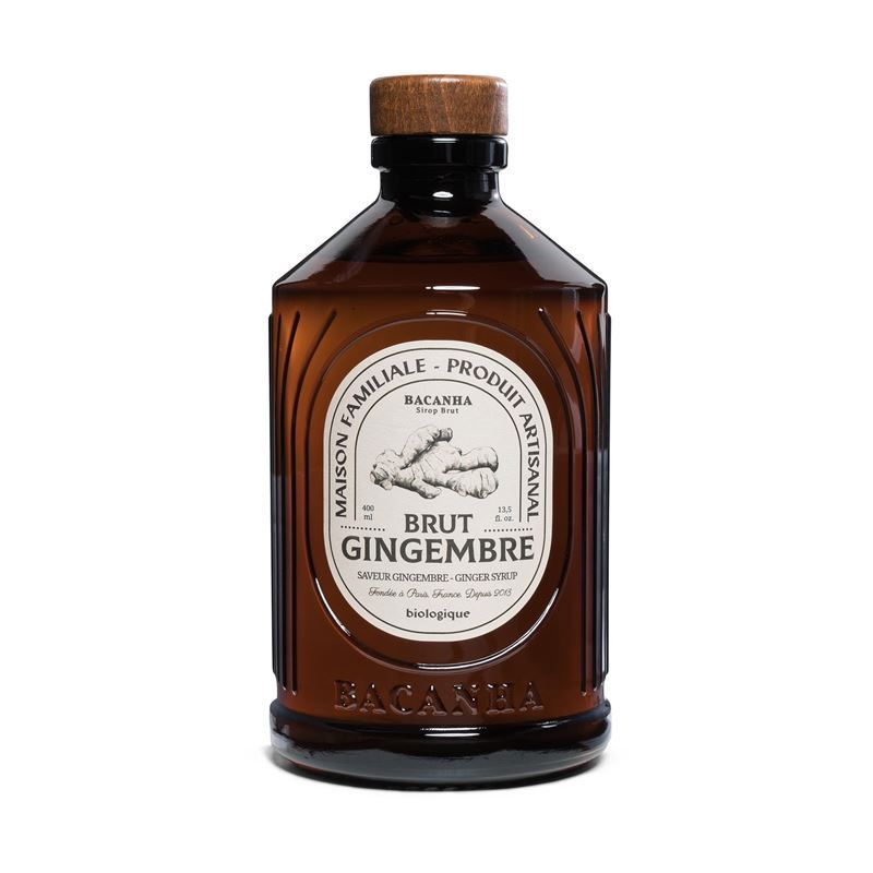 Bacanha – Sirop Brut de Gimgembre Ginger 400ml (Made in France)