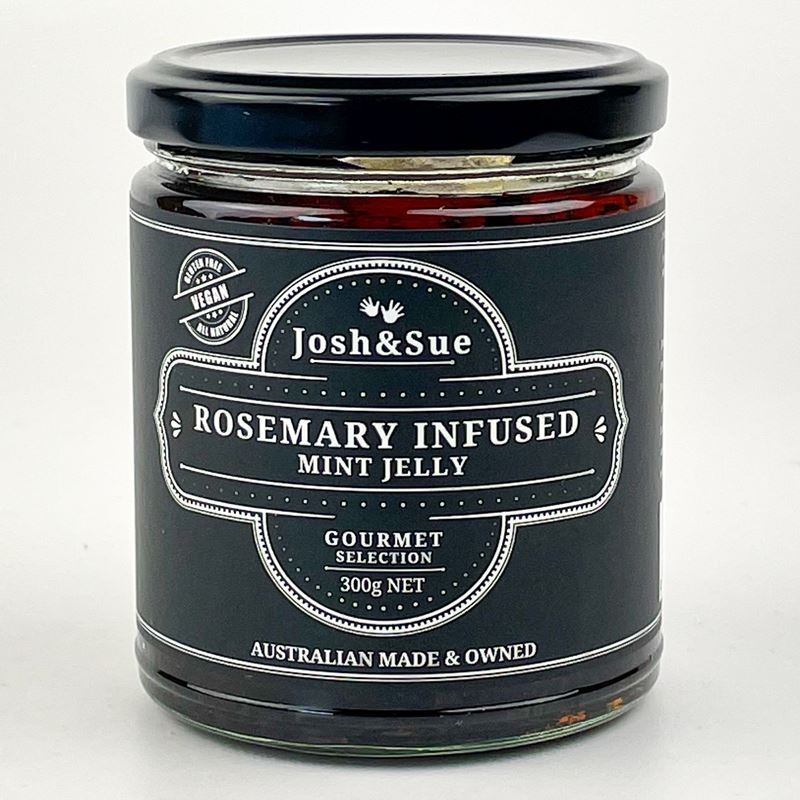 Josh & Sue – Rosemary Infused Mint Jelly 300g (Made in Australia)