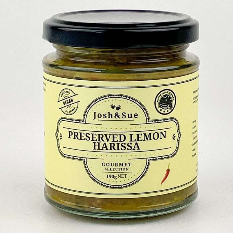 Josh & Sue – Preserved Lemon Harissa 190g (Made in Australia)