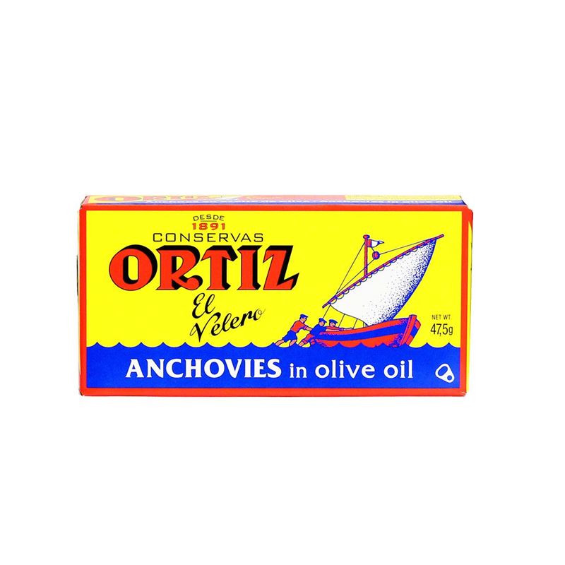Ortiz – Anchovies in Olive Oil Tin 47.5g (Product of Spain)