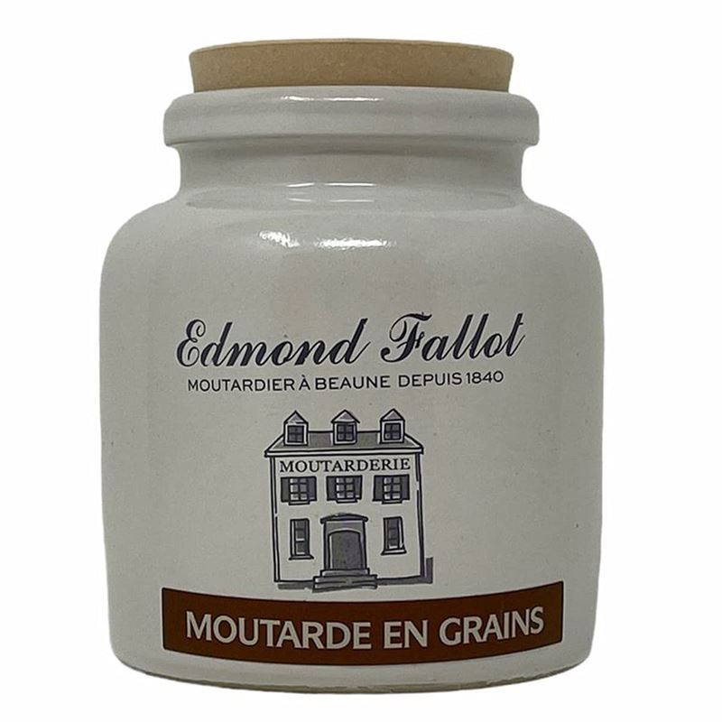 Edmond Fallot – Seeded Mustard 250g Stone Pot (Product of France)