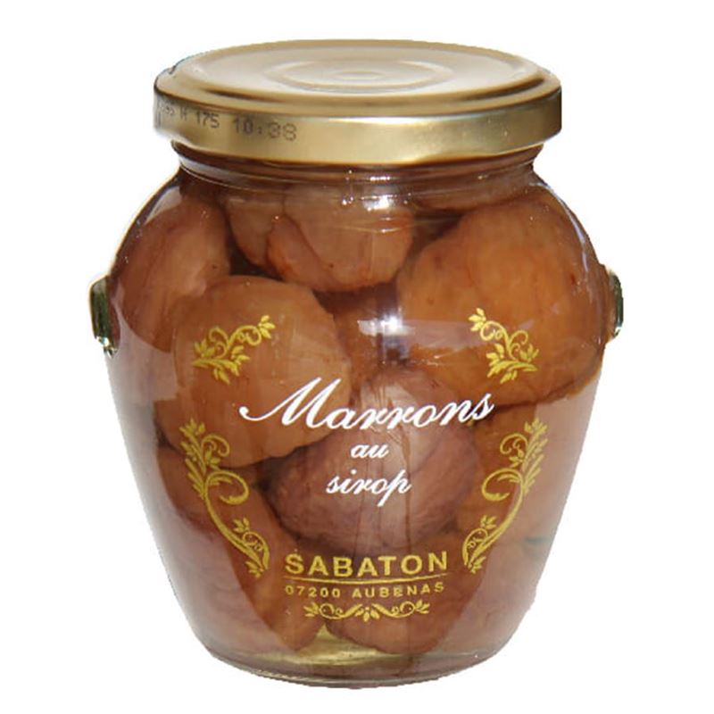 Sabaton – Chestnuts Candied in Syrup 380g (Product of France)