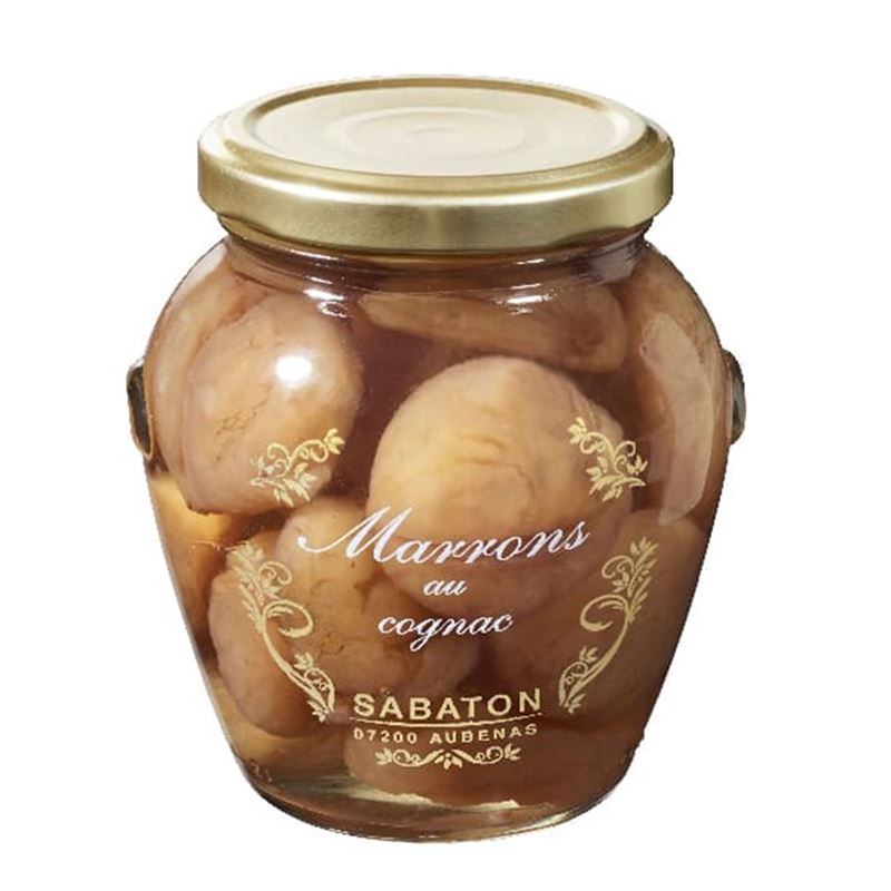 Sabaton – Chestnuts Candied in Cognac Syrup 380g (Product of France)