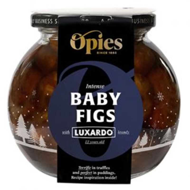 Opies – Baby Figs in Luxardo Aged Brandy 520g (Made in the U.K)
