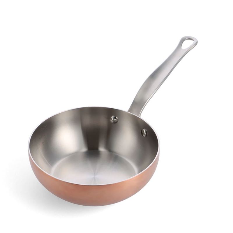 Mauviel 1830 – Copper & Stainless Steel 18cm Open Chef’s Pan
