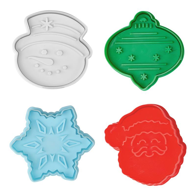 R & M – 3D Christmas Cookie Stampers Set of 4