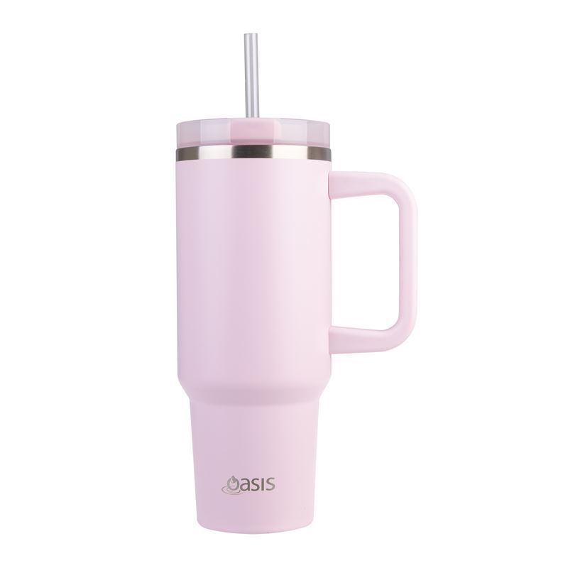 Designworks Ink Pink Saving The Earth Stainless Steel Straw Set