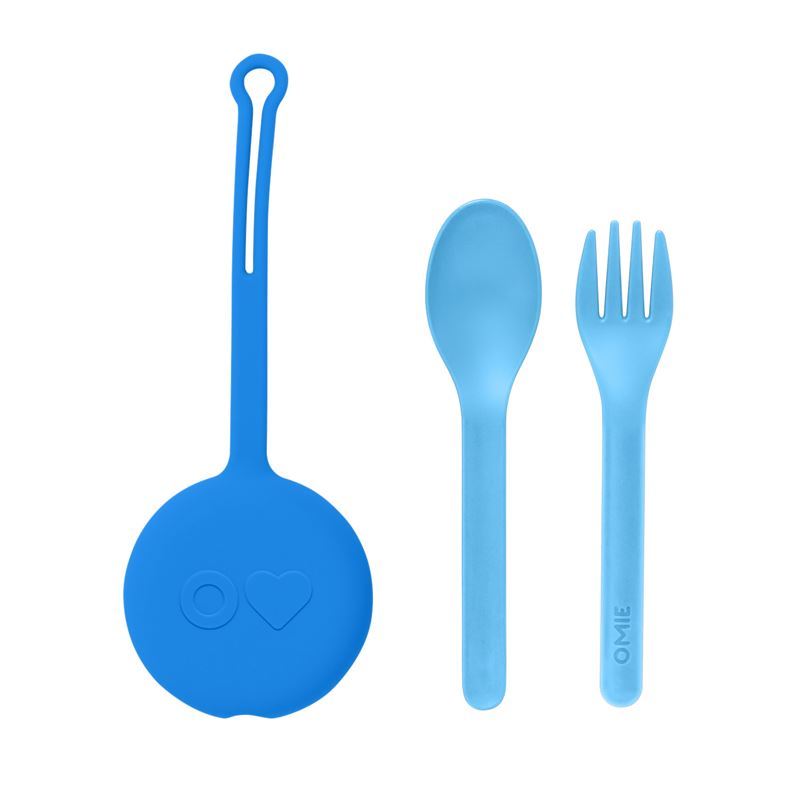 Omie – OmiePod 3pc Cutlery Set Capri Blue
