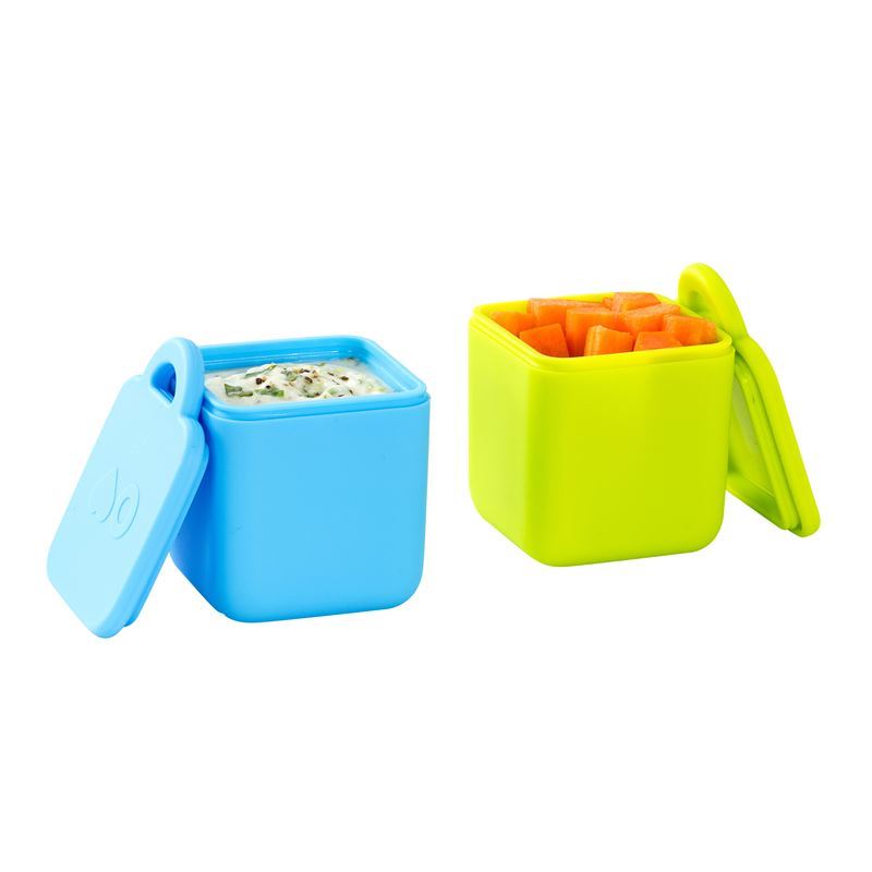 Omie – Silicone Dip Container Set of 2 Blue Lime