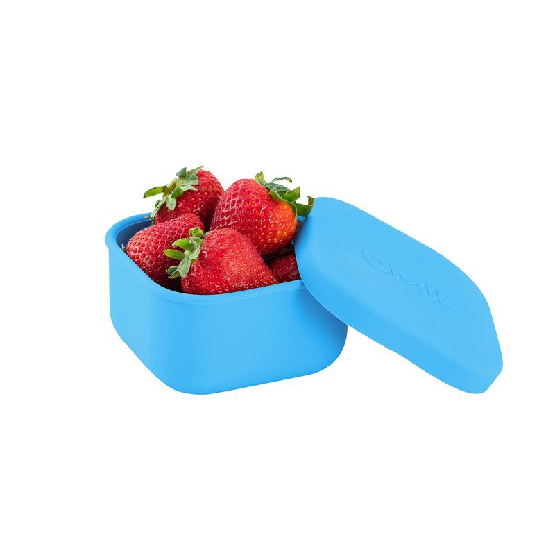Omie – Snack Silicone Container 280ml Blue