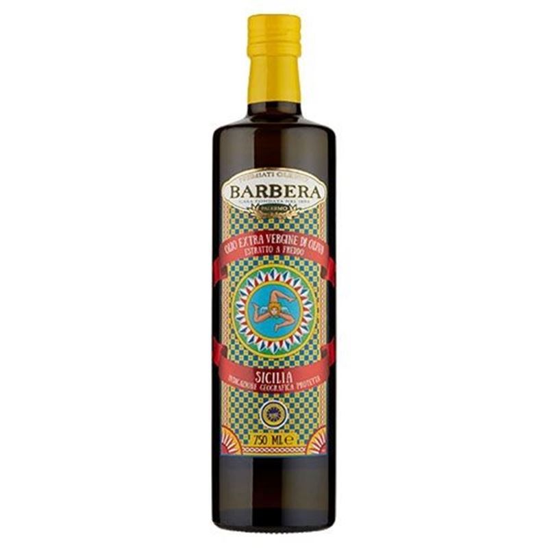 Barbera – Extra Virgin Olive Oil IGP Sicilia Trinacria 750ml (Product of Italy)