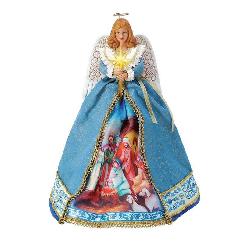 Jim Shore – Possible Dreams Lit Angel Tree Topper 35.5cm