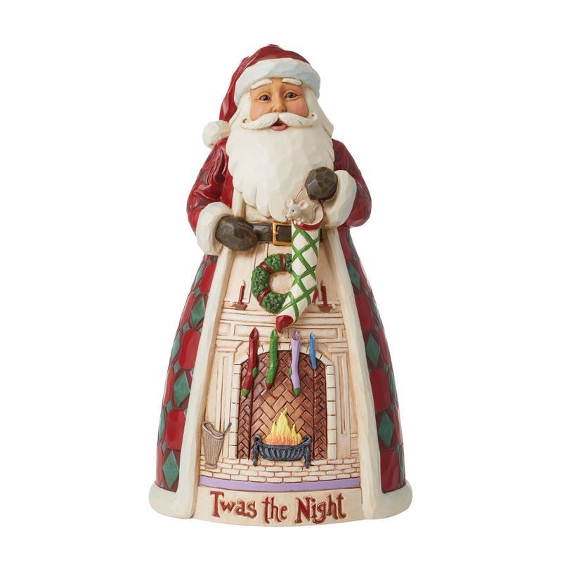 Disney Traditions – Heartwood Creek Twas The Night Santa with Fireplace 24cm