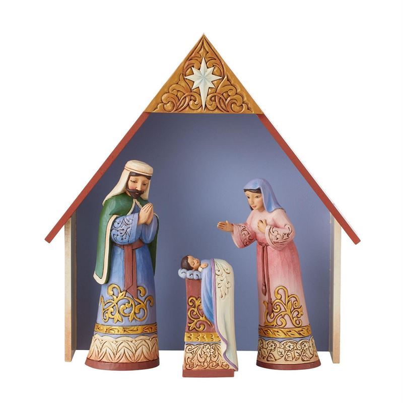 Disney Traditions – Heartwood Creek 23cm Nativity Set of 4