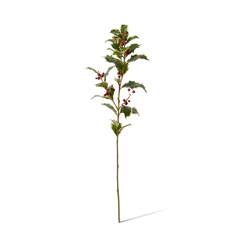 Elme Living – Holly Spray 74cm Red/Variegated