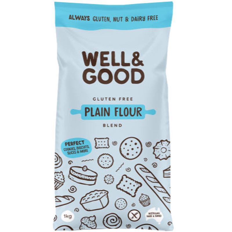 Well & Good – Plain Flour Blend 1kg GLUTEN FREE