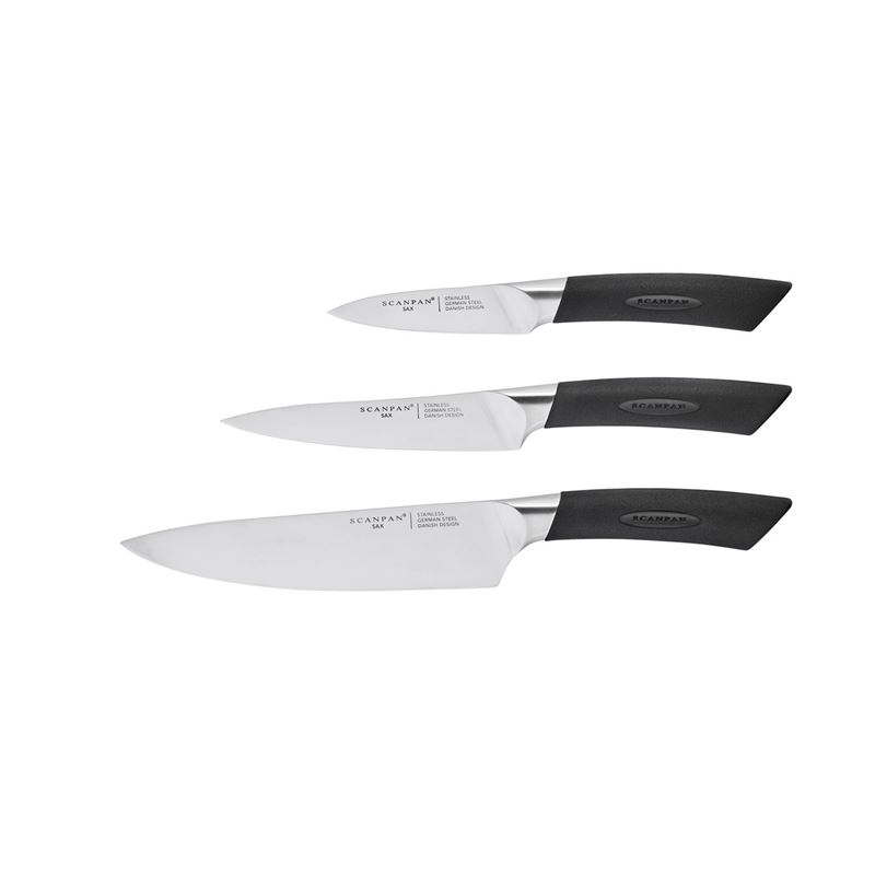 Scanpan Sax – 3pc Chef’s Knife Set