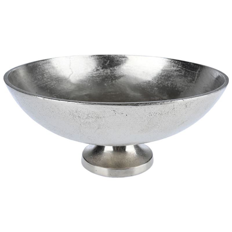 Coast to Coast Home – D’argento Metal Footed Bowl 30x14cm