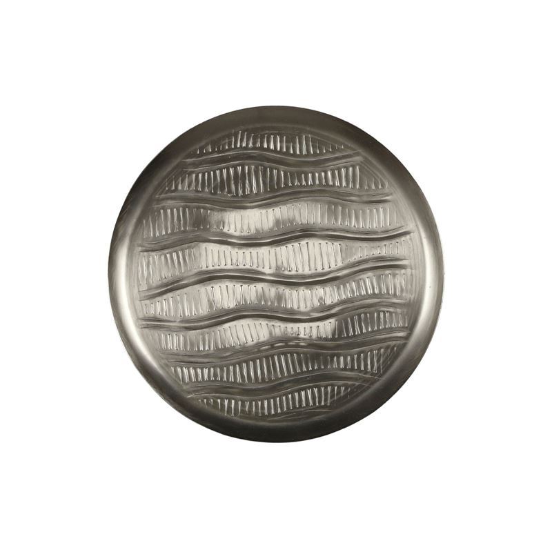 Coast to Coast Home – Waverly Metal Platter 20cm Silver