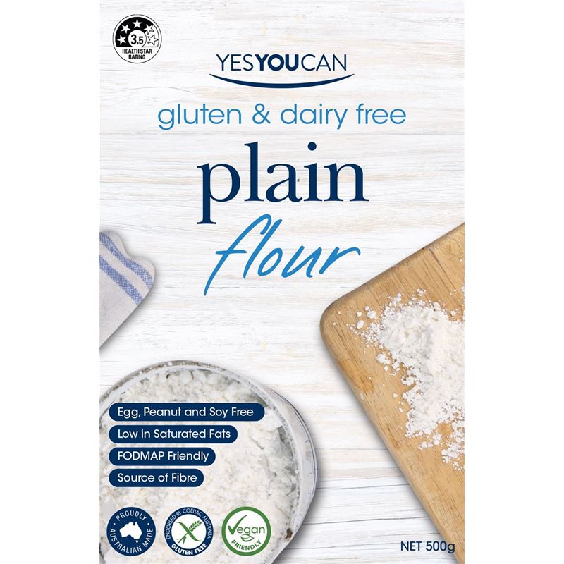 Yes you Can – Plain Flour 500g (Made in Australia)