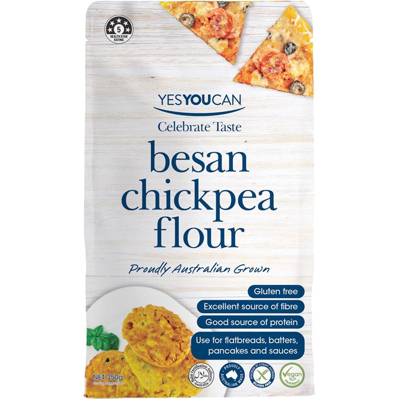Yes you Can – Besan Chickpea Flour 350g (Made in Australia)