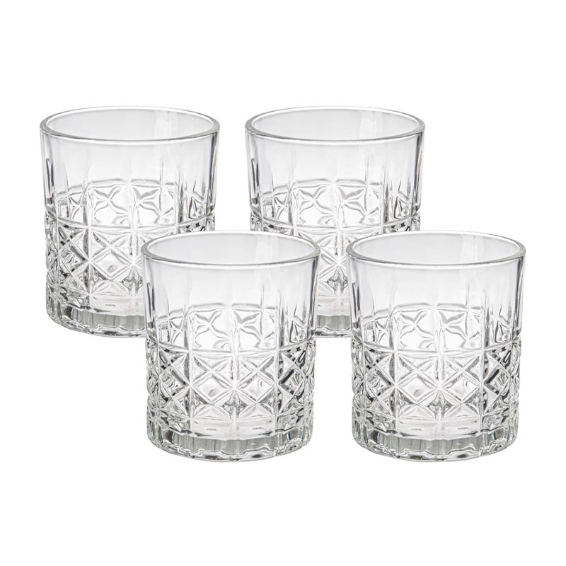 Circleware – Uptown Bar Excalibur Perfection 325ml Double Old Fashioned Tumbler Set of 4
