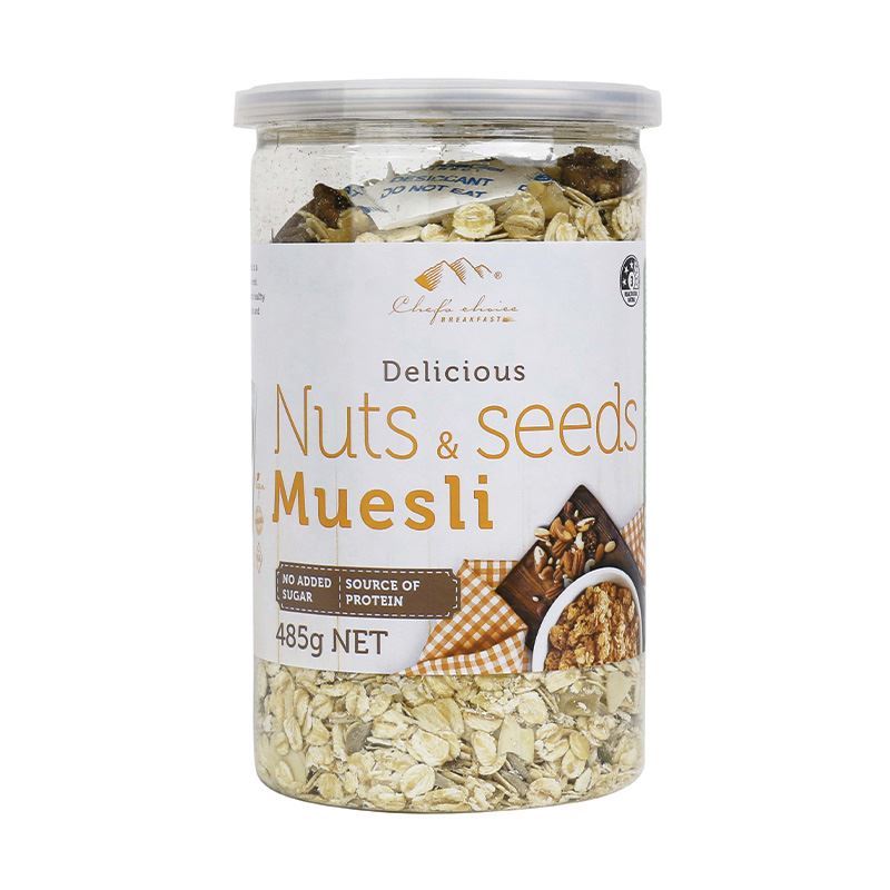 Chef’s Choice –  Nuts & Seeds Muesli 485g Jar