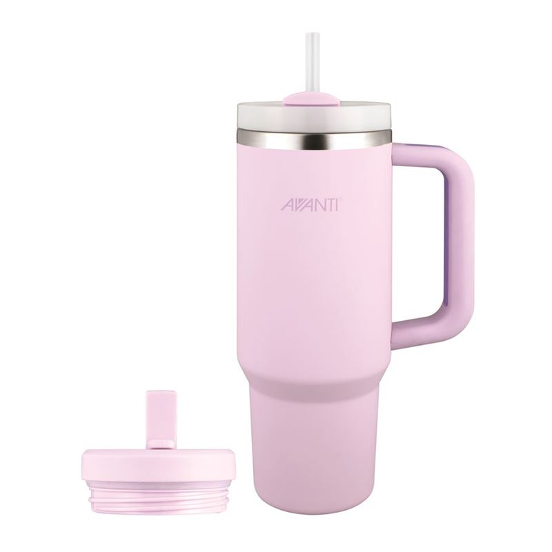 Avanti – HydroQuench Insulated Tumbler 1Ltr with 2 Lids Stainless Steel Lilac