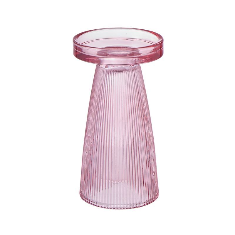 Emporium – Laino Candleholder 9x9x15.6cm Pink