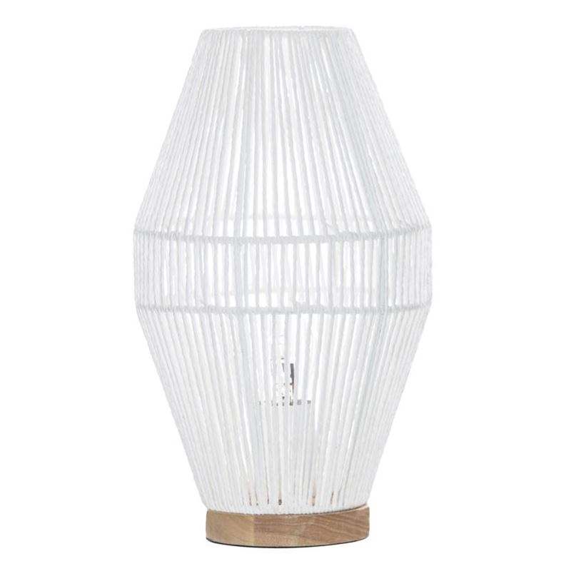 Emporium – Chapel Table Lamp 20x20x35.5cm Natural/White