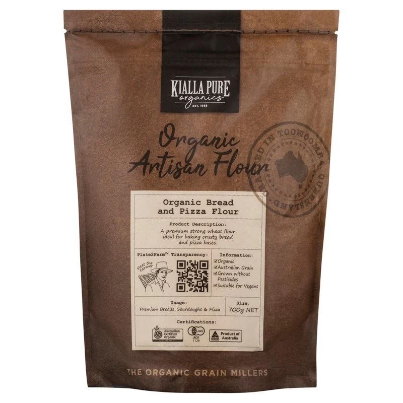 Kialla Pure Organics – Bread & Pizza Flour 700g