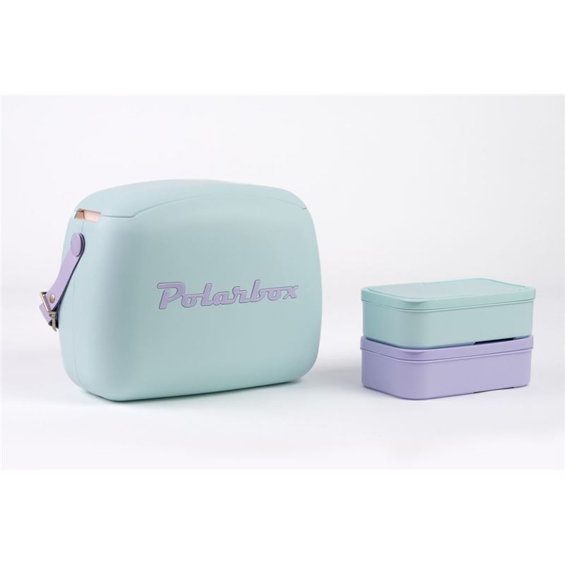 Polarbox – Pop 6Ltr Retro Vintage Cooler Bag Sky Blue (Made in Spain)